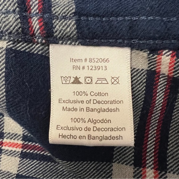 Zachs Girlfriend Plaid Flannel Top - Picture 9 of 9